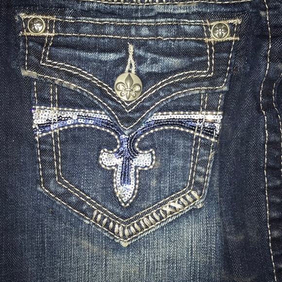 Rock Revival Denim skirt. Worn once. - Picture 3 of 5